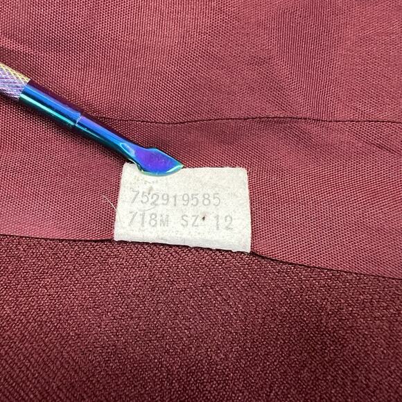 Vintage Levi’s Blazer Maroon Blazer Women’s Size 12 - M198 - Picture 12 of 12